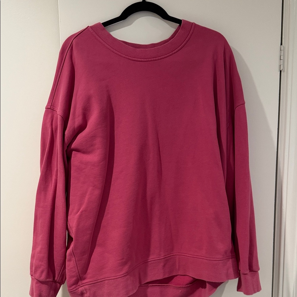 Lululemon Athletica Vibrant Pink Sweatshirt